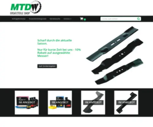 Ersatzteil24.de(MTD Ersatzteile Shop) Screenshot