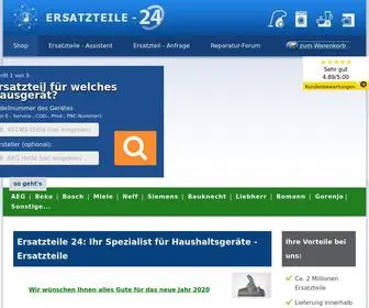 Ersatzteile-24.com(Ersatzteile für Bosch) Screenshot