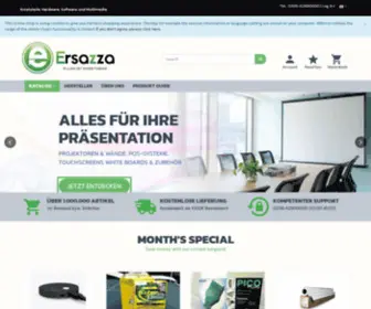 Ersazza.de(IT-Shop mit über 1 Mio) Screenshot