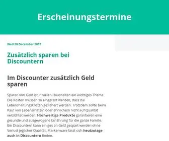 Erscheinungstermine.de(Erscheinungstermine) Screenshot