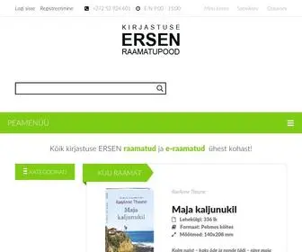 Ersen.ee(E-raamatud, raamatud, raamatupood, kirjastus ersen, raamatud internetist, osta raamat, sooduspakkumised) Screenshot