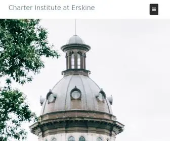 Erskinecharters.org(Charter Institute at Erskine) Screenshot
