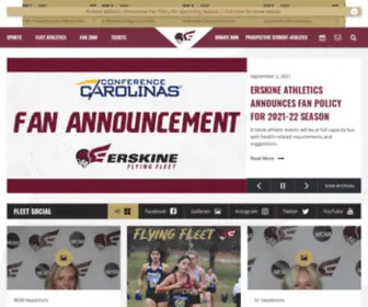 Erskinesports.com(Erskine College Athletics) Screenshot