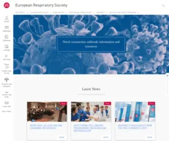 Ersnet.org(ERS is an international membership organisation) Screenshot