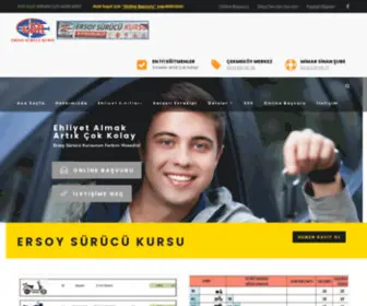 Ersoysurucukursu.com(Ersoy Sürücü Kursu) Screenshot