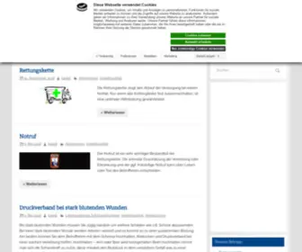 Erste-Hilfe-Wissen.com(Informationen und Tipps) Screenshot