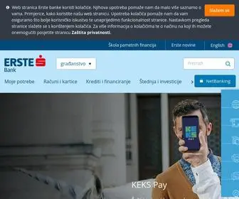 Erstebank.hr(Erste banka #vjerujusebe) Screenshot