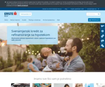 Erstebank.me(Erste banka Crna Gora) Screenshot