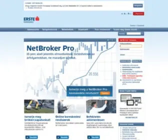 Erstebroker.hu(Erste befektetési zrt) Screenshot