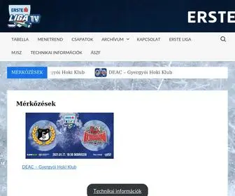 Ersteligatv.hu(ERSTE LIGA TV) Screenshot