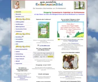 Erstkommunionbibel.com(Zur Erstkommunion) Screenshot