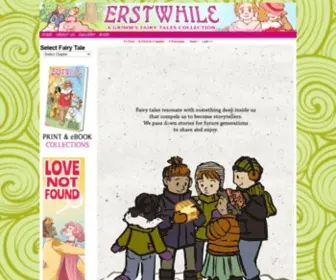 Erstwhiletales.com(A Grimm's Fairy Tales Collection) Screenshot