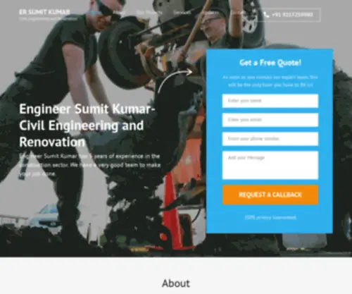 Ersumit.com(Civil Engineering and Renovation) Screenshot