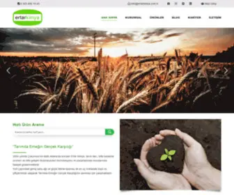 Ertarkimya.com.tr(Ertar Kimya) Screenshot