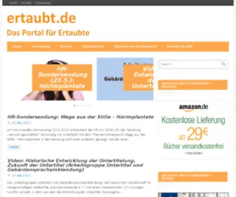 Ertaubt.de(Das) Screenshot