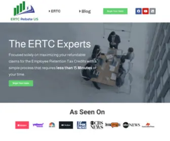 Ertcrebateus.com(Employee Retention Tax Credit) Screenshot