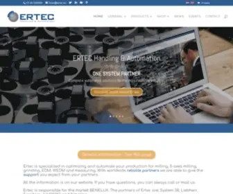 Ertec.eu(Partner for robots) Screenshot