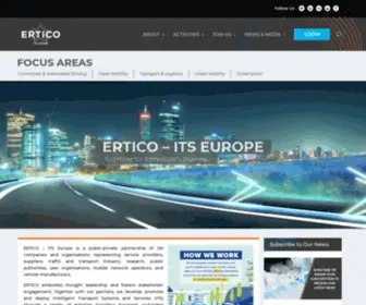 Ertico.com(Homepage » ERTICO) Screenshot