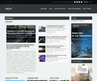 Erticonetwork.com(ERTICO Newsroom) Screenshot