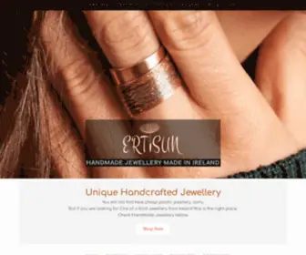 Ertisun.ie(Buy Online Handmade Jewellery in Ireland) Screenshot