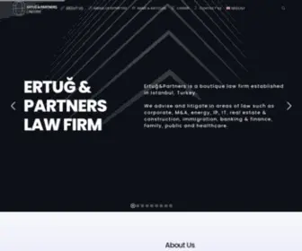 Ertugpartners.com(Ertug & Partners) Screenshot