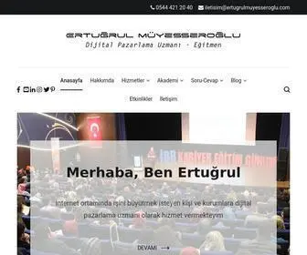 Ertugrulmuyesseroglu.com(Ertuğrul Müyesseroğlu) Screenshot