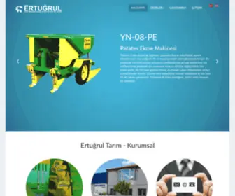 Ertugrultarim.com(Ertuğrul Tarım Makineleri) Screenshot