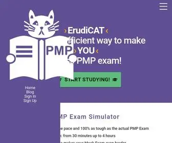 Erudicat.com(PMP Exam Simulator) Screenshot