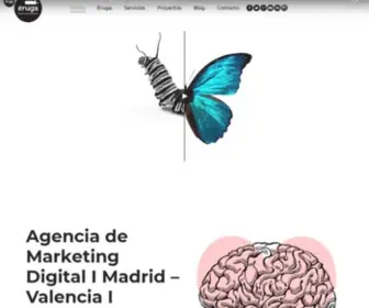 Eruga.es(Agencia de Marketing Digital en Valencia y Madrid para Pymes. Estrategia) Screenshot