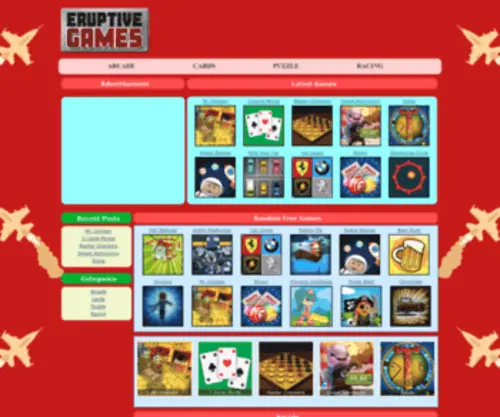 Eruptivegames.com(Eruptive Games) Screenshot