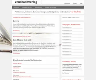 Erusbachverlag.ch(Erusbachverlag Villmergen) Screenshot