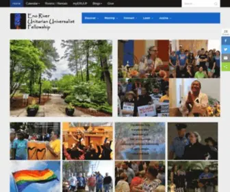 Eruuf.org(Eno River Unitarian Universalist Fellowship) Screenshot