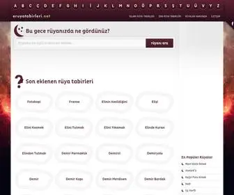 Eruyatabirleri.net(Rüya Tabirleri) Screenshot