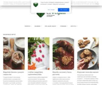 Ervegan.com(Kuchnia roślinna dla każdego i żywienie na diecie wegańskiej) Screenshot