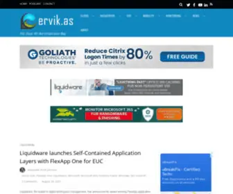 Ervik.as(HCI and Virtualization Blog) Screenshot
