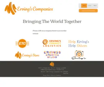 Ervingscompanies.com(Business Services) Screenshot