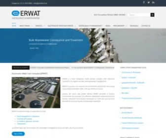 Erwat.co.za(Ekurhuleni Water Care Company) Screenshot