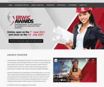 Erwicawards-Cidb.co.za(ERWIC Awards) Screenshot