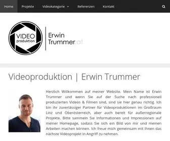 Erwin-Trummer.at(Ihr Partner für professionell produzierte Firmen & Imagevideos) Screenshot