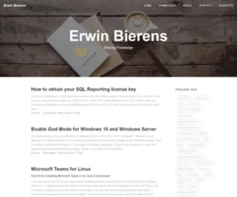 Erwinbierens.com(Erwin Bierens Blog) Screenshot