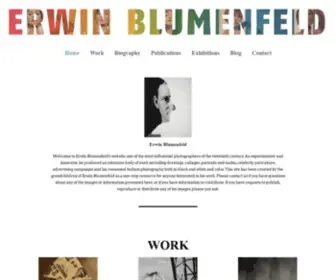 Erwinblumenfeld.com(Erwin Blumenfeld) Screenshot