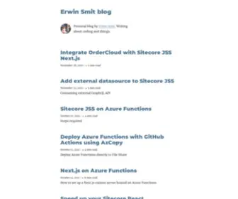 Erwinsmit.com(Erwin Smit blog) Screenshot