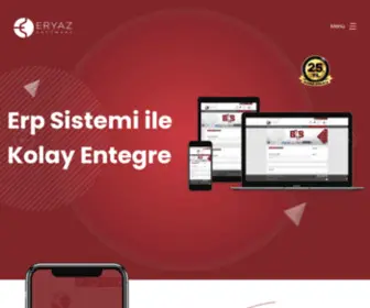 Eryazsoftware.com.tr(Eryaz Bilgi Teknolojileri A) Screenshot