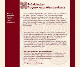 Erzaehlkreis-Maerchen.de(Fränkischer Sagen) Screenshot