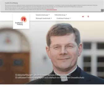 Erzbistum-Freiburg.de(Aktuelle Meldungen Erzbistum Freiburg) Screenshot
