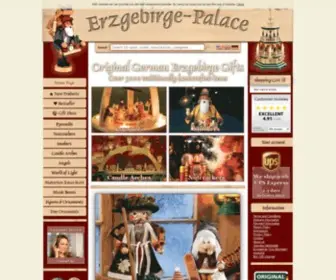 Erzgebirgepalace.com(German Nutcrackers) Screenshot