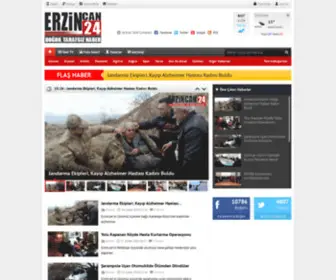 Erzincan24.com(Erzincan 24 Haber) Screenshot