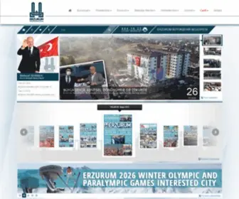 Erzurum-BLD.gov.tr(Erzurum Büyükşehir Belediye Başkanlığı) Screenshot