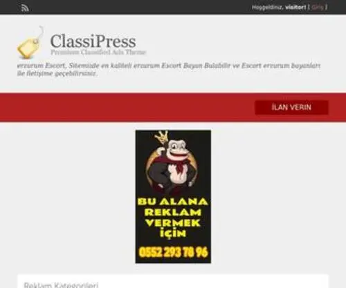 Erzurumilac.com(Erzurum Escort) Screenshot