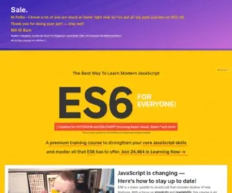 ES6.io(ES6 for Everyone) Screenshot